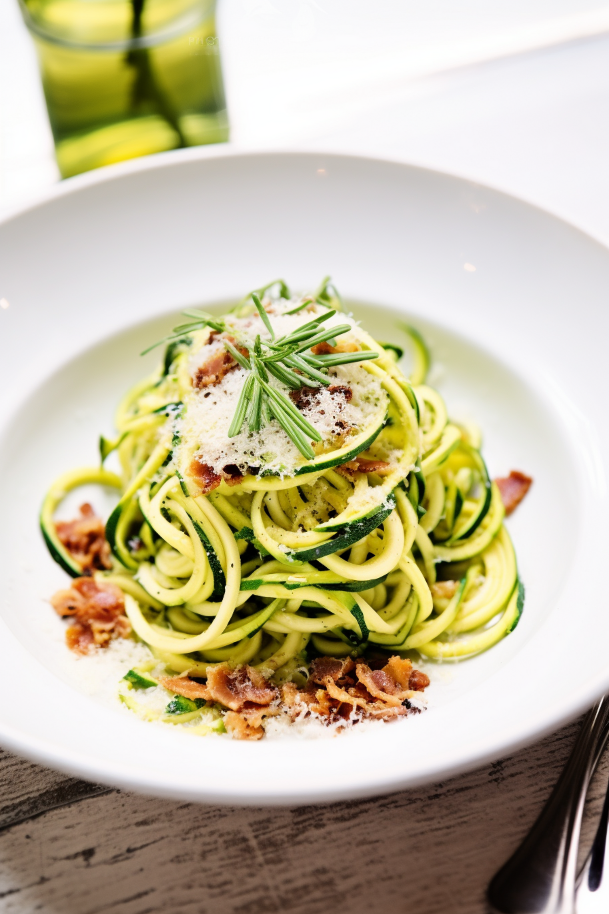 Keto Spaghetti Carbonara with Zucchini Noodles_001