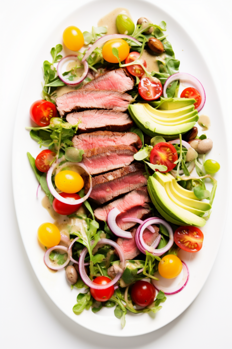 Keto Spicy Beef and Avocado Salad_001
