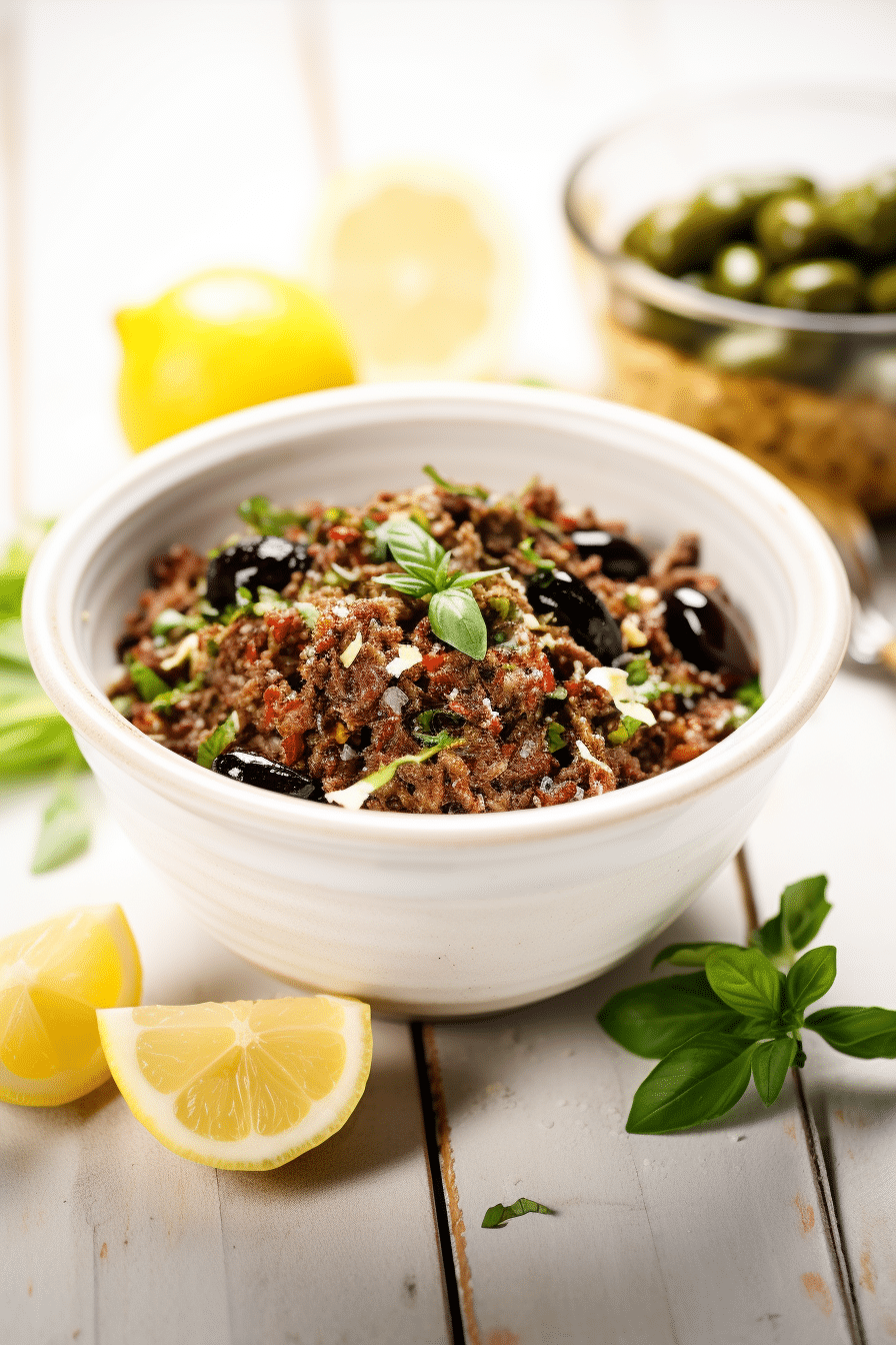 Keto Sun-Dried Tomato and Olive Tapenade Ready to Serve