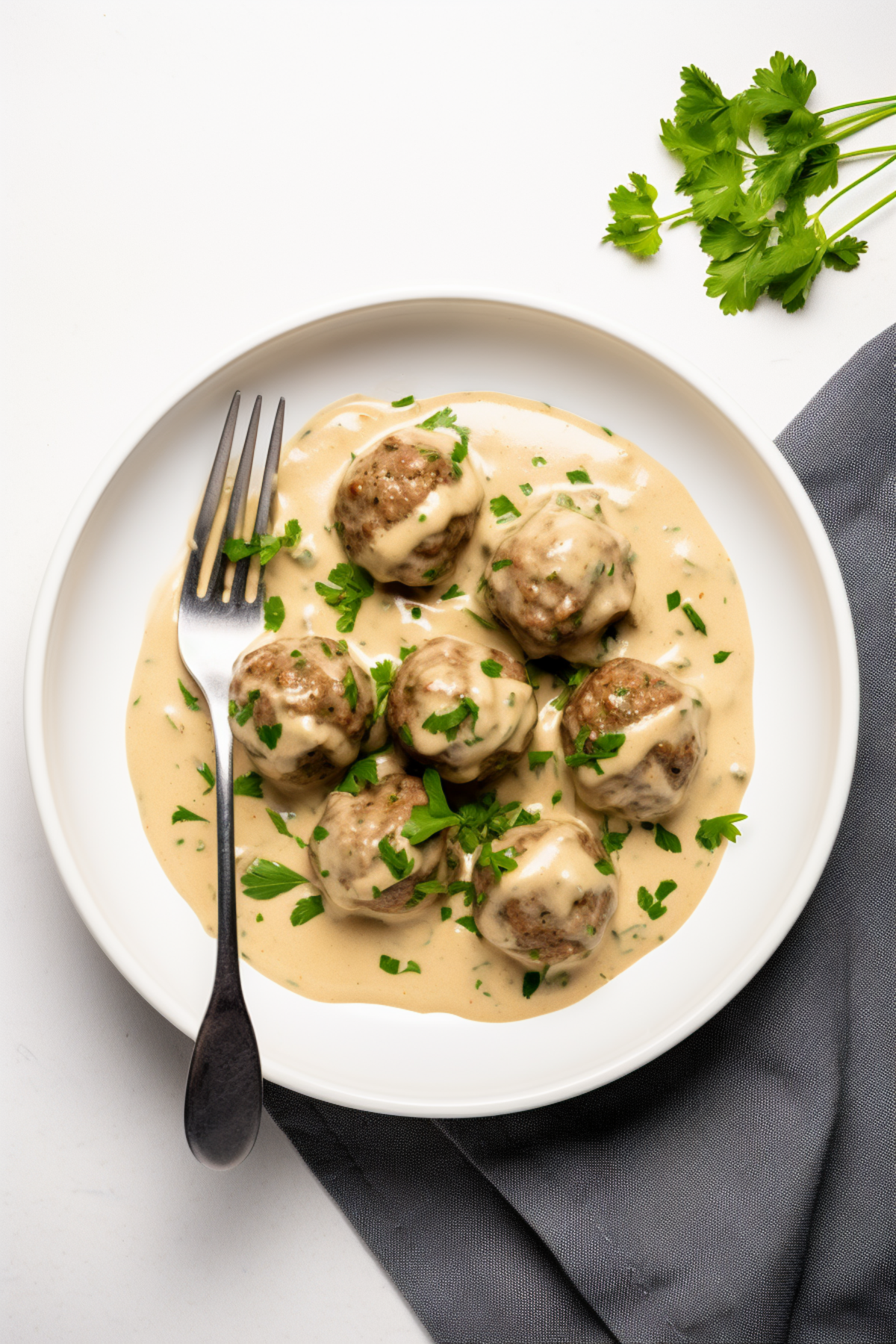 Keto Swedish Meatballs with Creamy Sauce_001