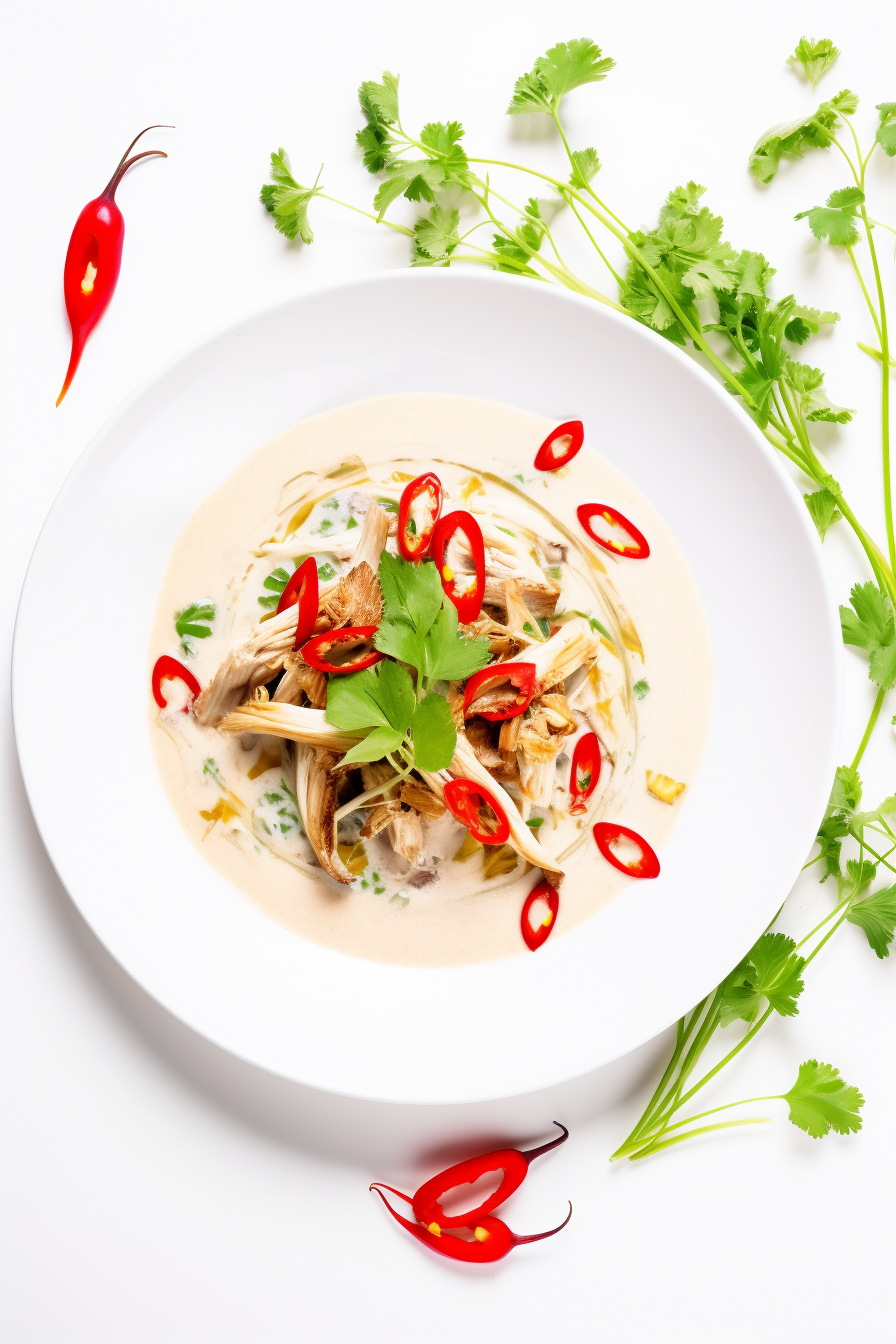 Keto Thai Coconut Chicken Soup Ready to Serve