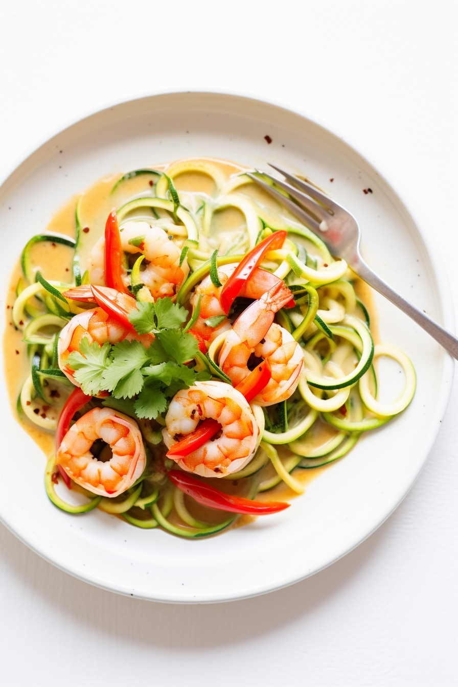 Keto Thai Shrimp Soup Preparation