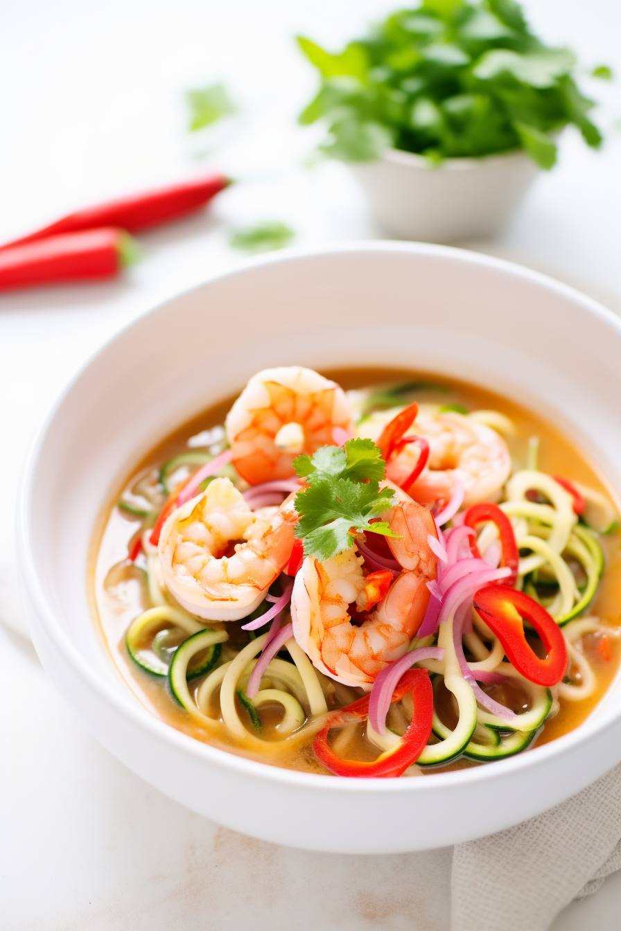 Ingredients for Keto Thai Shrimp Soup