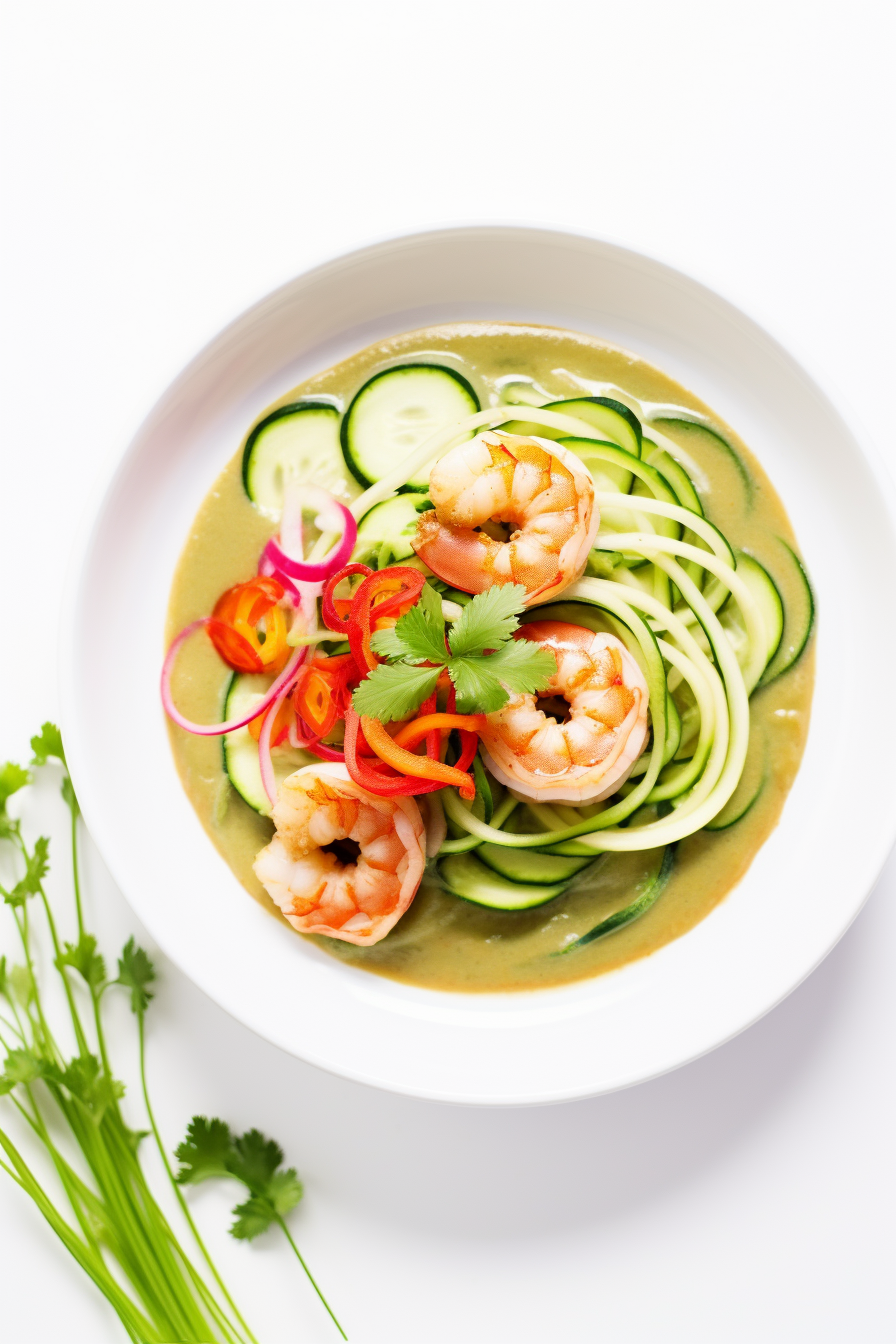 Keto Thai Shrimp Soup