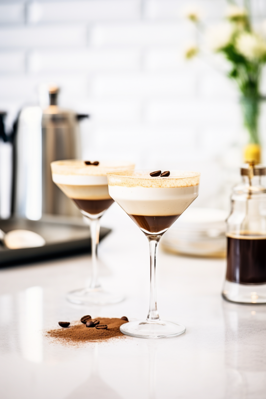 Keto Tiramisu Cocktail Preparation