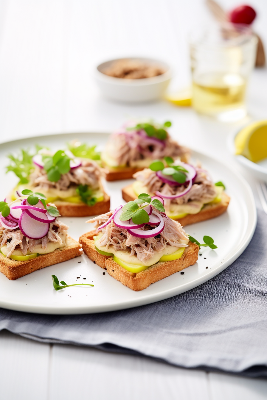 Keto Tuna Melt Preparation