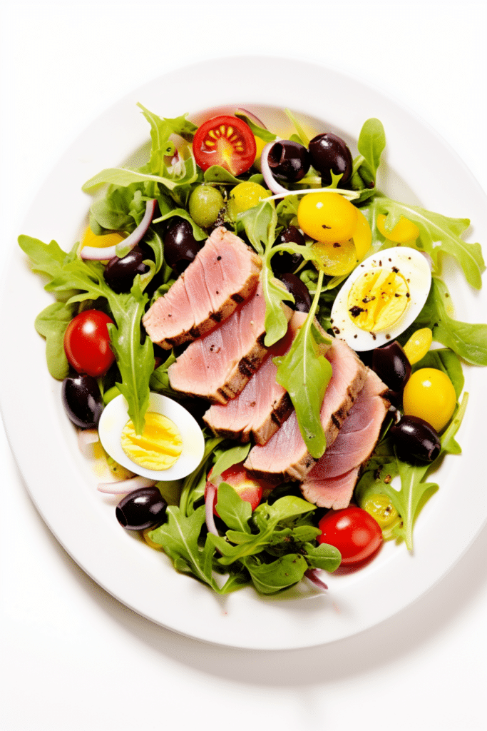 Keto Tuna Nicoise Salad with Dijon Dressing_001