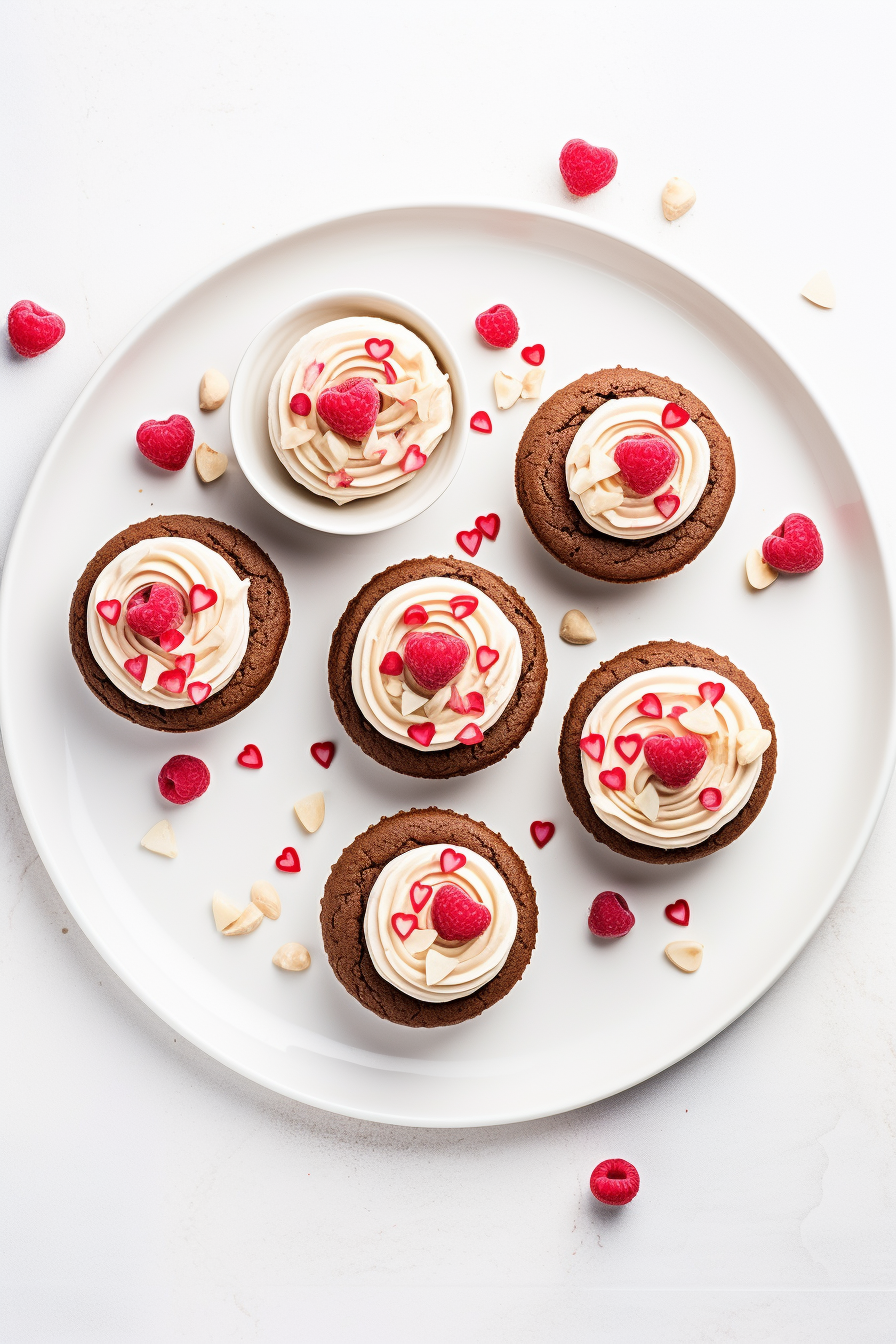 Ingredients for Keto Valentine Cupcakes