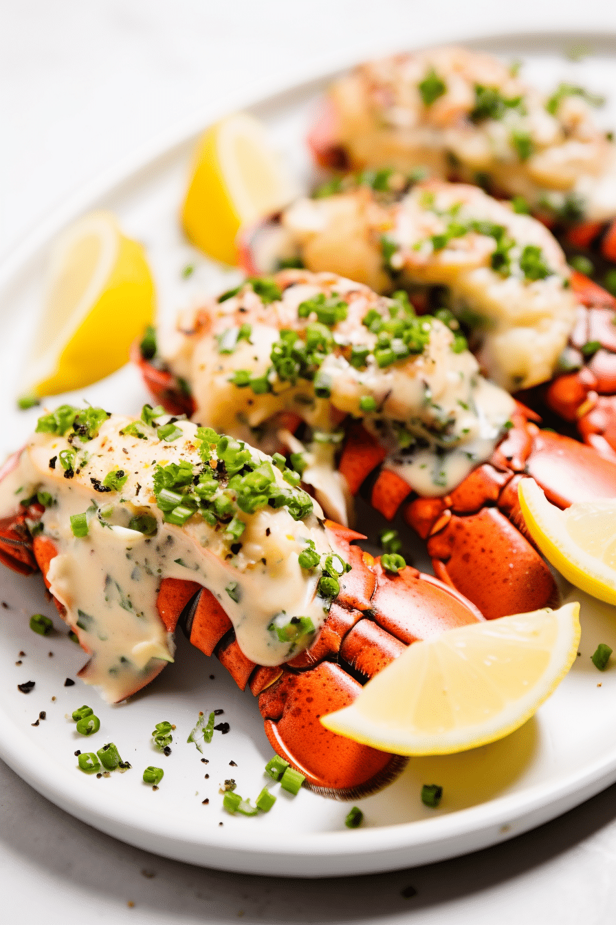 Keto Vanilla and Cardamom Buttered Lobster Ready to Serve