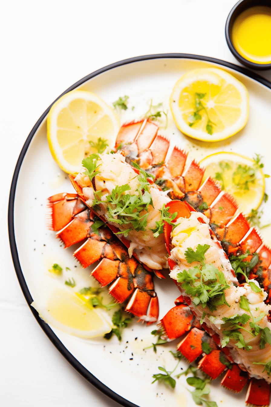 Preparing Keto Vanilla and Cardamom Buttered Lobster