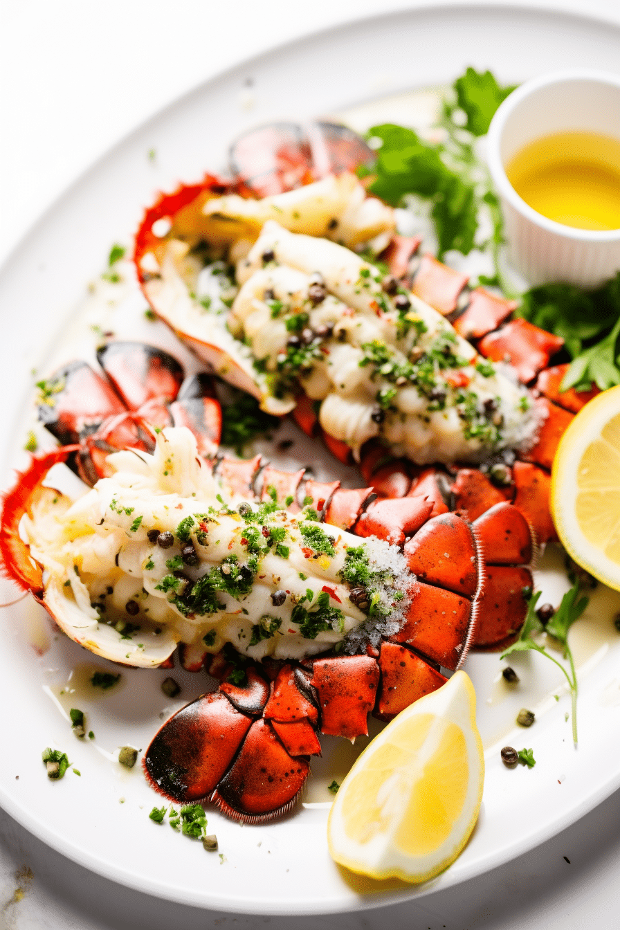 Keto Vanilla and Cardamom Buttered Lobster