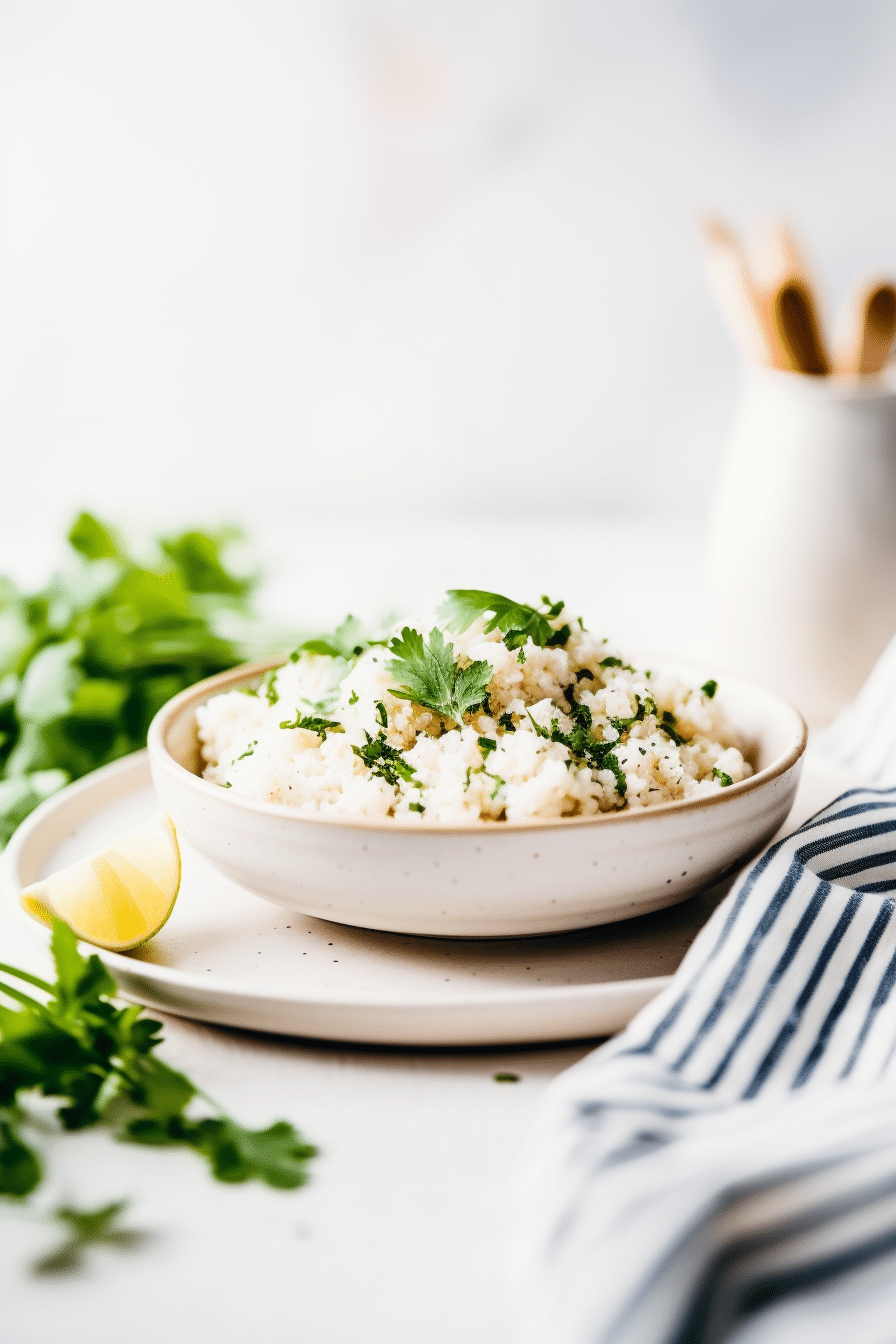 Cooking Coconut Lime Cauliflower Rice