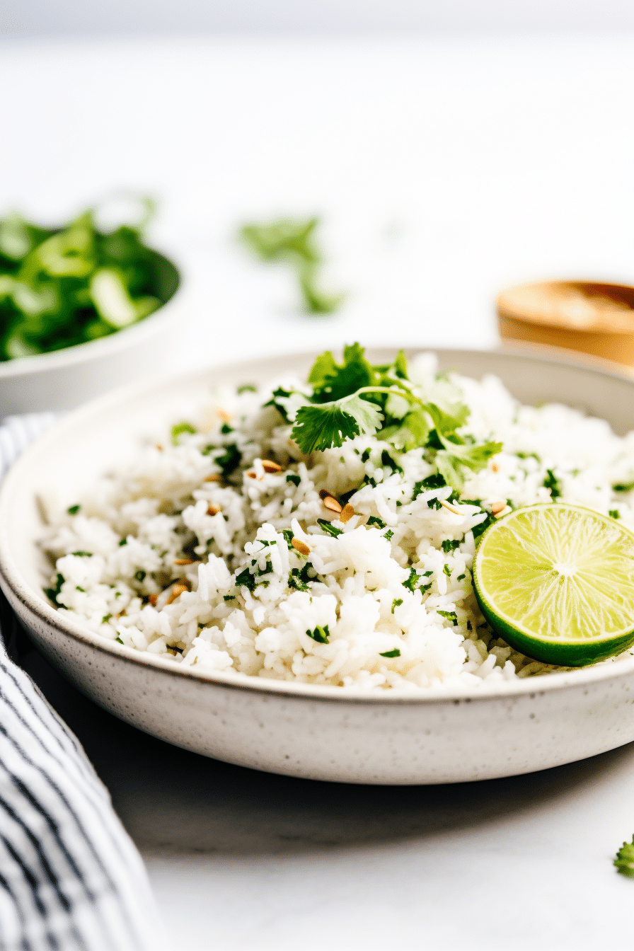 Keto Vegan Coconut Lime Cauliflower Rice