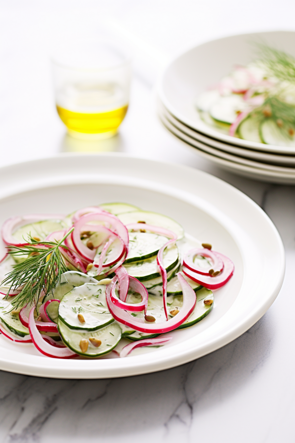 Keto Vegan Cucumber and Dill Salad_001