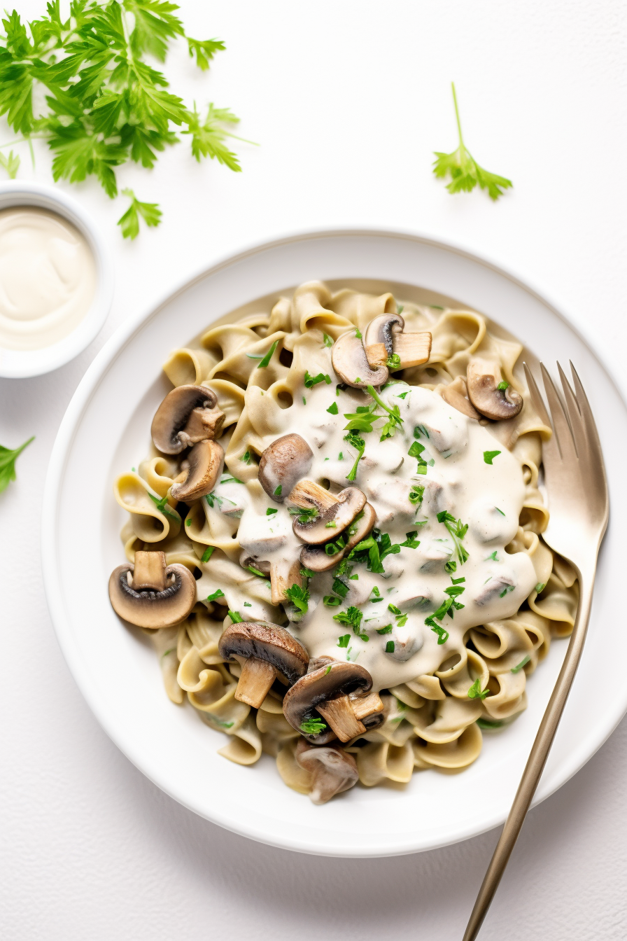 Keto Vegan Mushroom Stroganoff Final