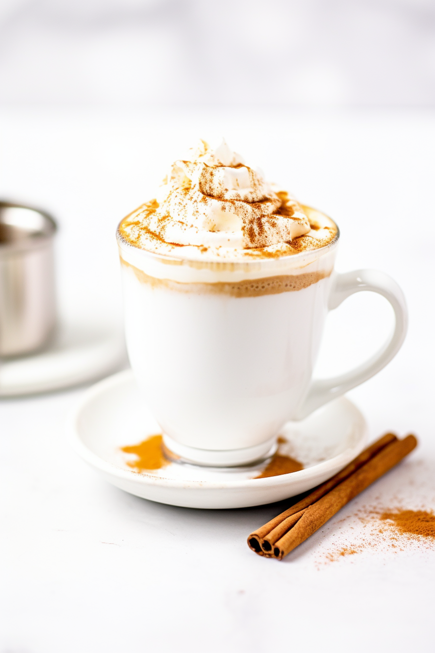 Keto Vegan Pumpkin Spice Latte Preparation