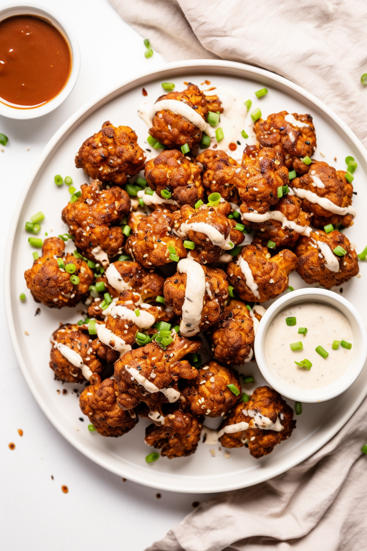 Keto Vegan Smoky BBQ Cauliflower Wings_001