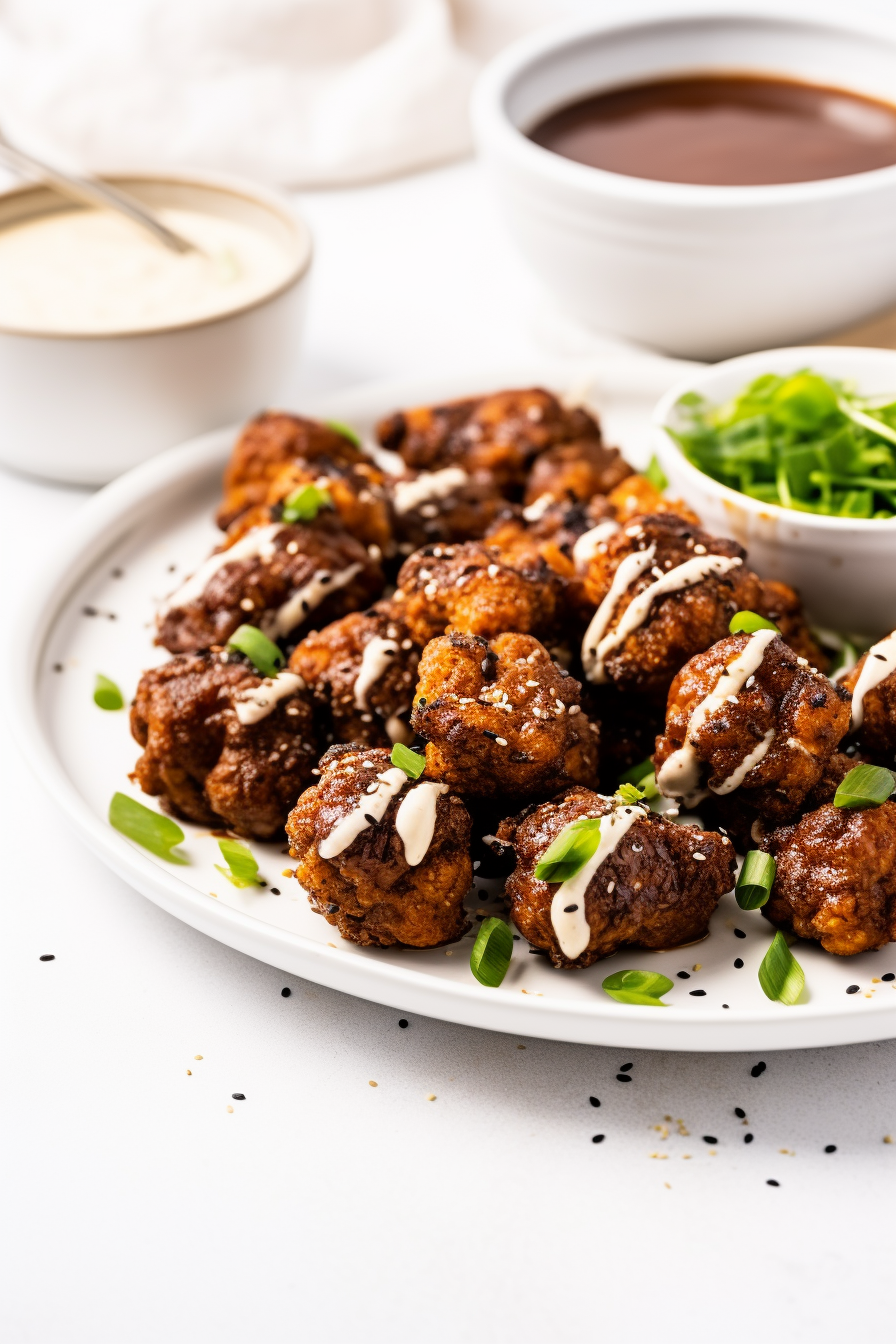 Keto Vegan Smoky BBQ Cauliflower Wings