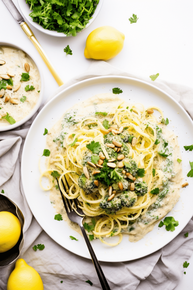 Keto Vegan Spaghetti Squash Alfredo_001