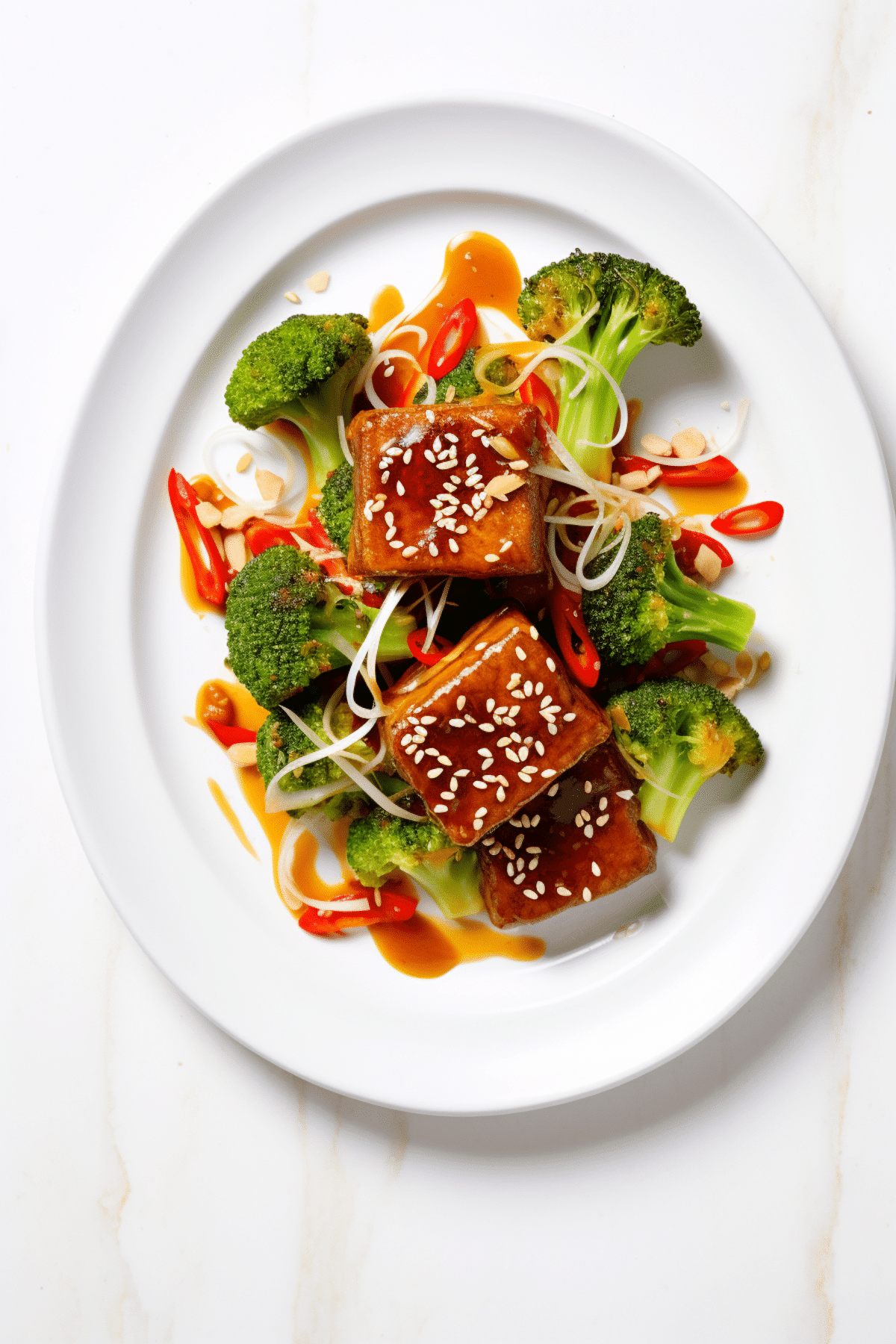 Keto Vegan Teriyaki Tempeh Stir-Fry_001