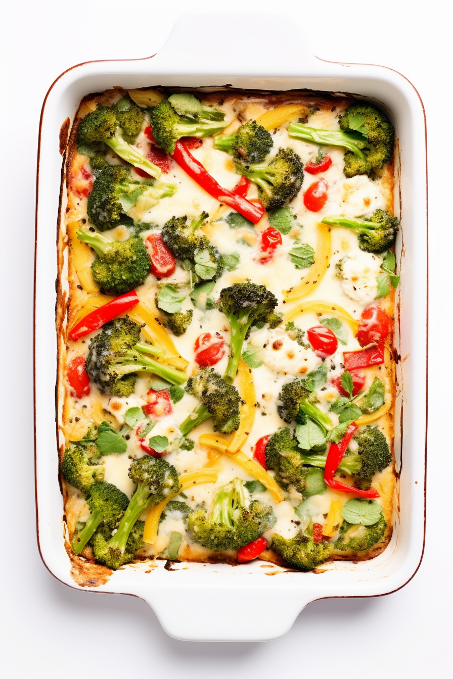 Keto Veggie-Loaded Breakfast Casserole