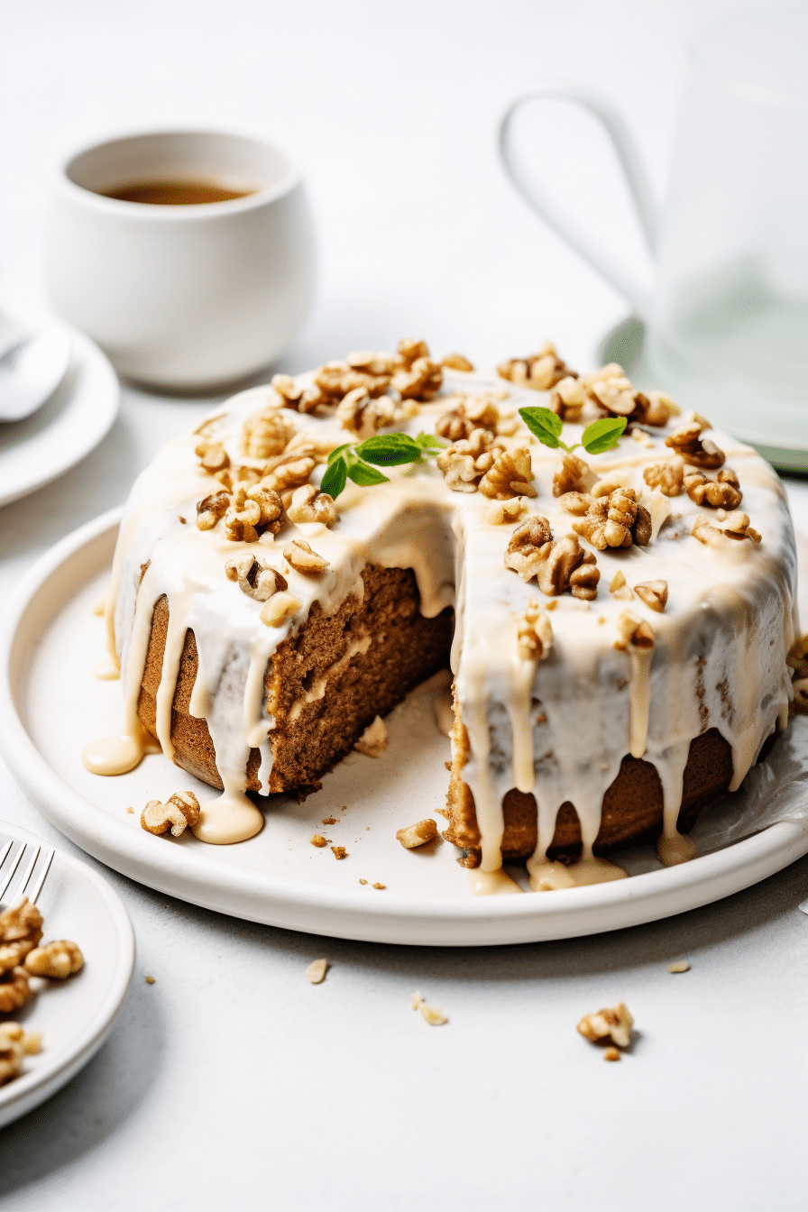 Moist Keto Walnut and Coffee Cake