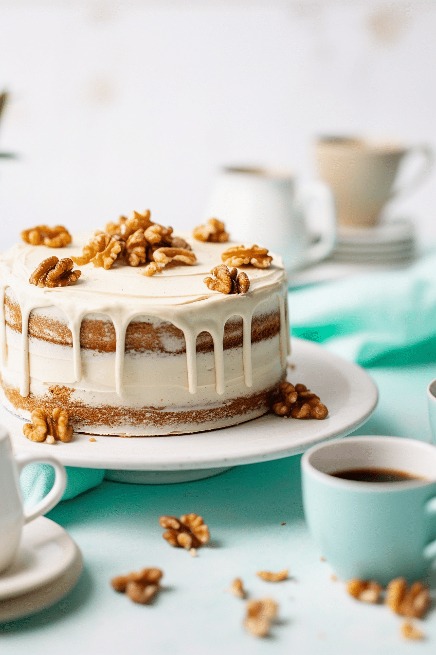 Keto Walnut and Coffee Cake