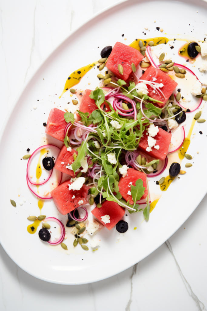 Keto Watermelon and Feta Salad with Mint_001