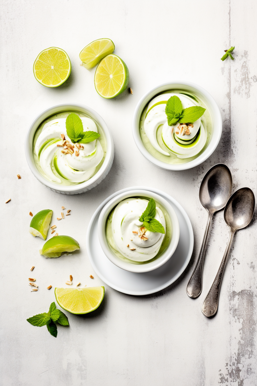 Keto Zesty Lime and Avocado Mousse