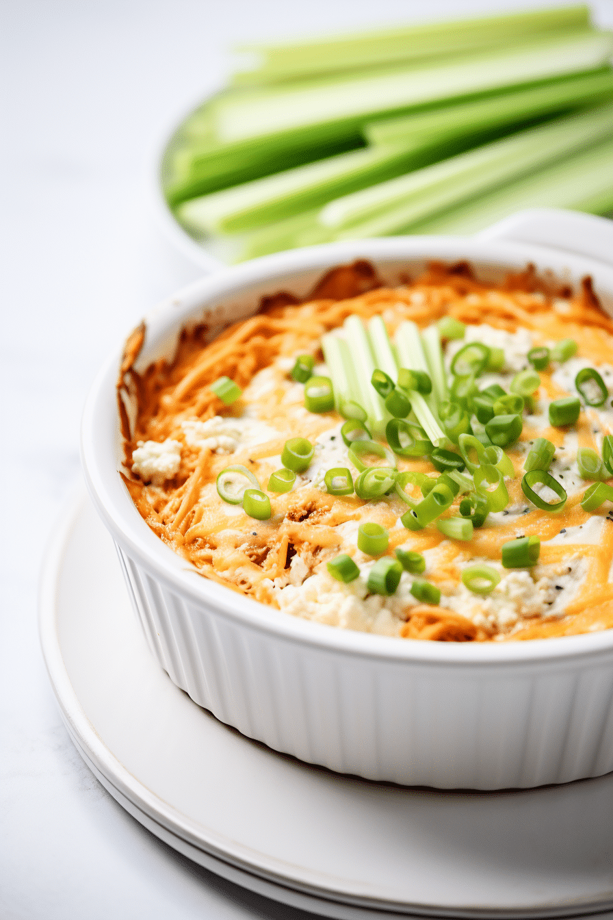 Baked Keto Buffalo Chicken Dip