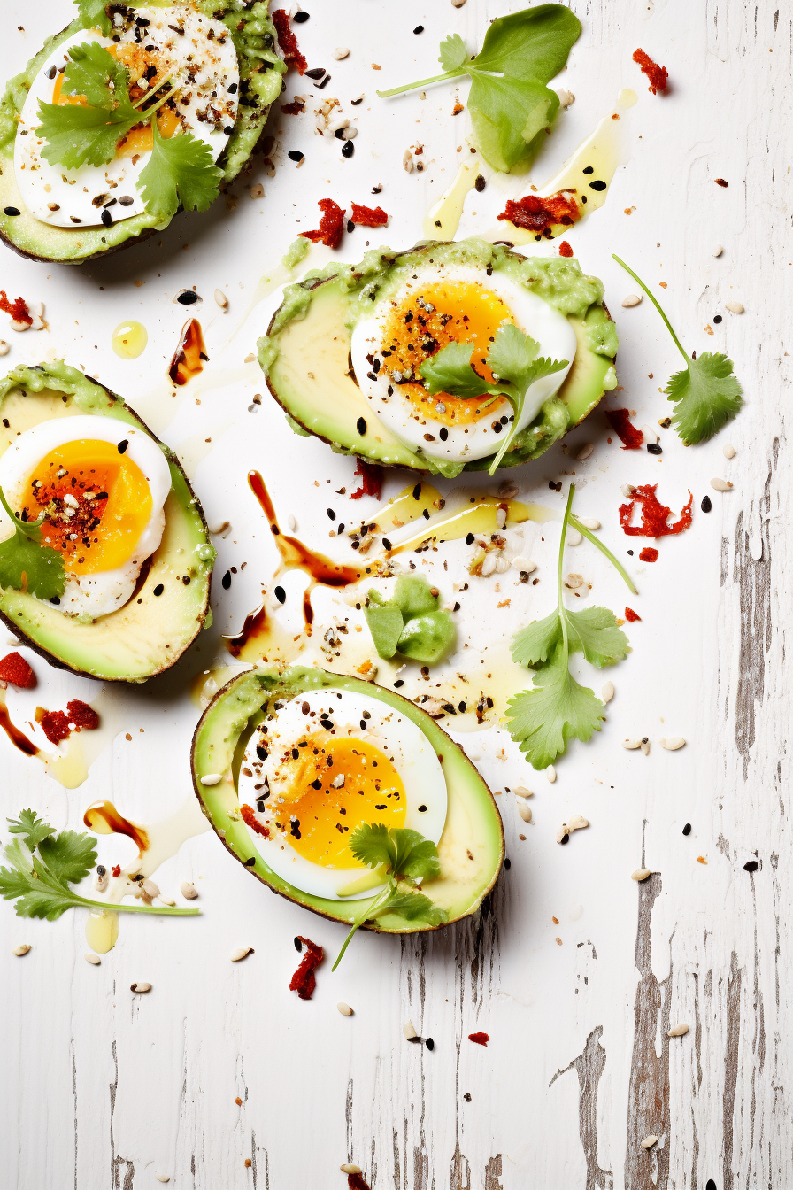 Low-Carb Baked Avocado Egg Boats in Oven