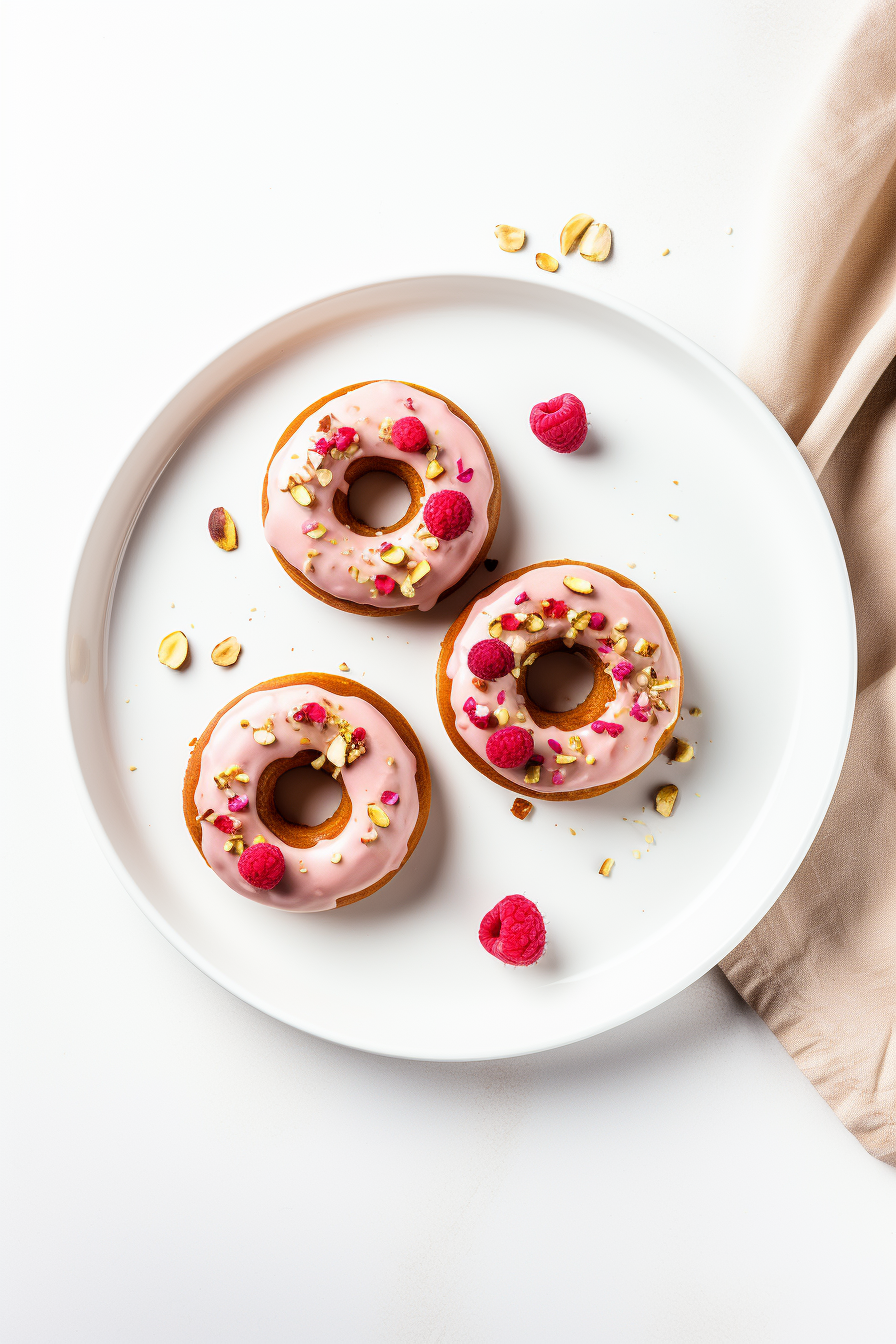 Keto Raspberry Donuts Preparation