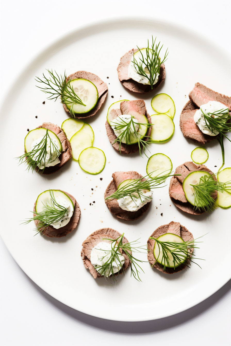 Slicing Beef for Canapés