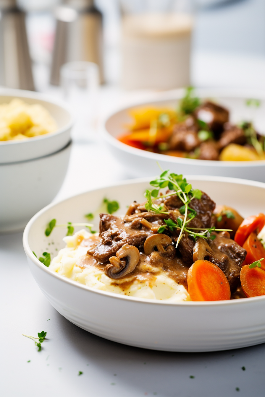 Keto Beef Bourguignon Preparation