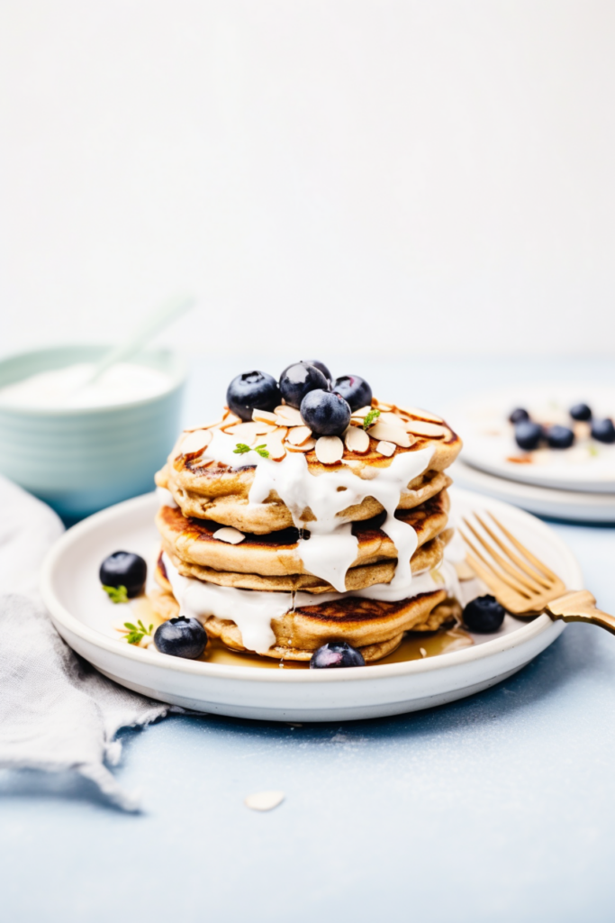 Low-Carb Blueberry Cream Cheese Pancakes_001