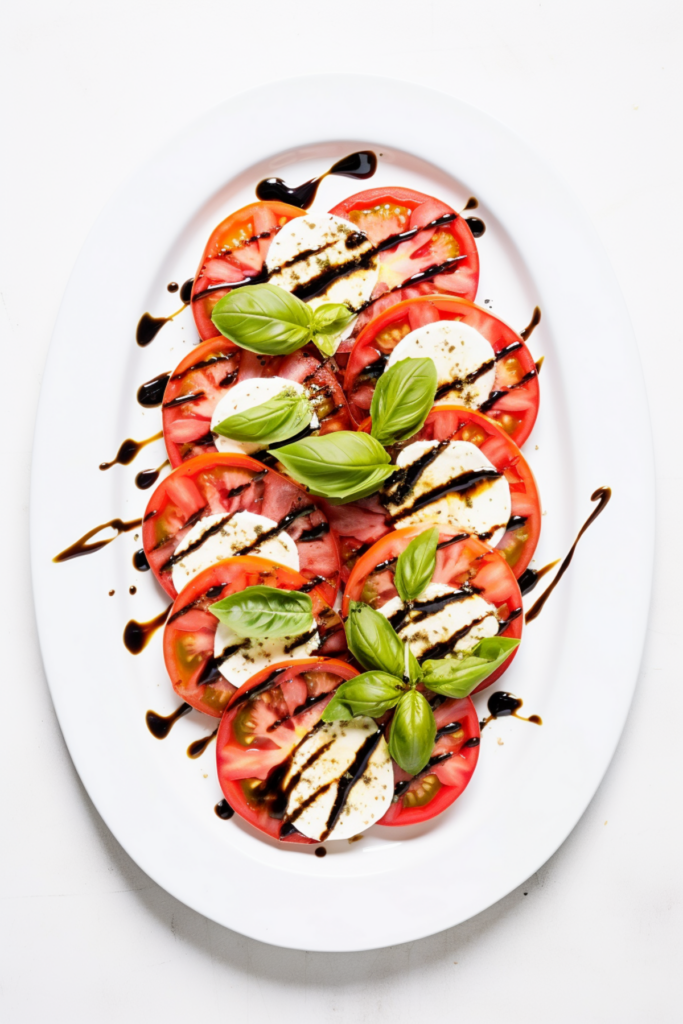 Delicious LowCarb Caprese Salad with Balsamic Reduction Perfect for