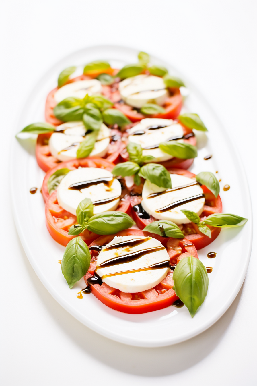 Low-Carb Caprese Salad Preparation