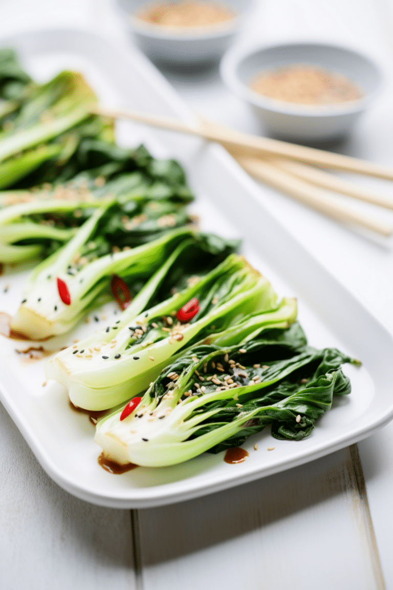 Low-Carb Cardamom Spiced Bok Choy_001