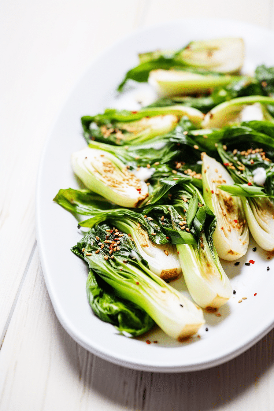 Ingredients for Low-Carb Cardamom Spiced Bok Choy
