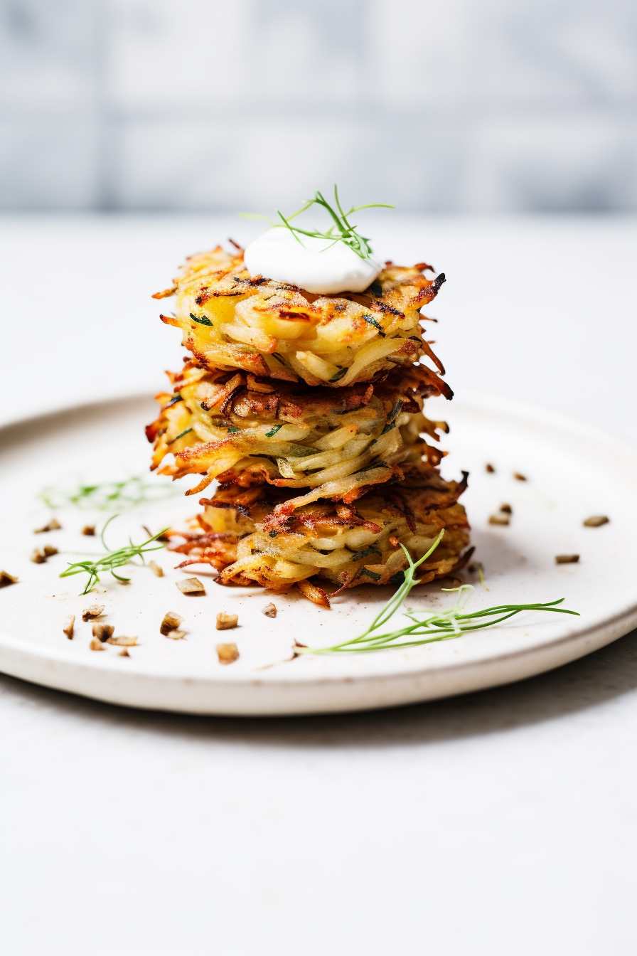 Golden Brown Cauliflower Hash Browns