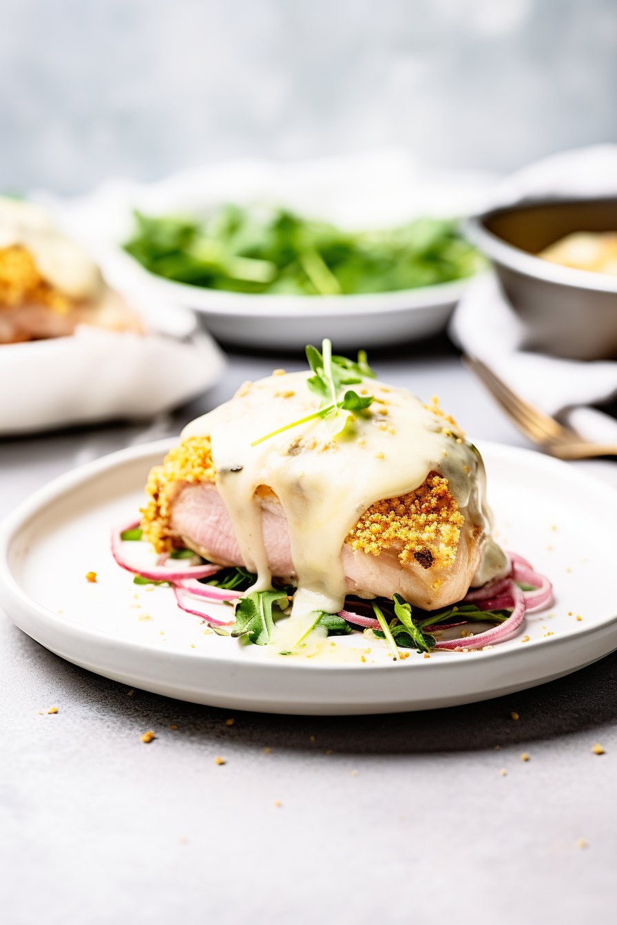 Preparing Low-Carb Chicken Cordon Bleu