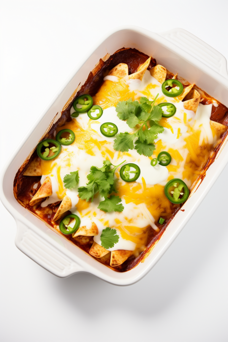 Low-Carb Chicken Enchiladas with Keto Tortillas_001