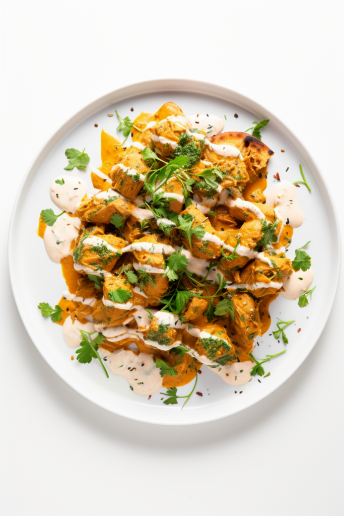 Low-Carb Chicken Tikka Masala with Keto Naan_001