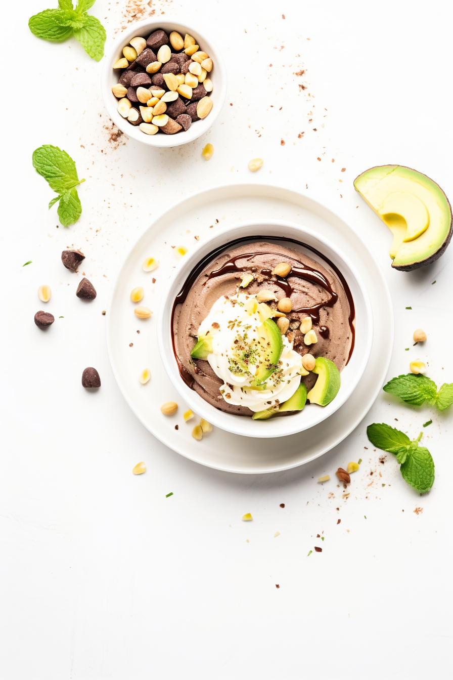Chilled Keto Chocolate Avocado Mousse