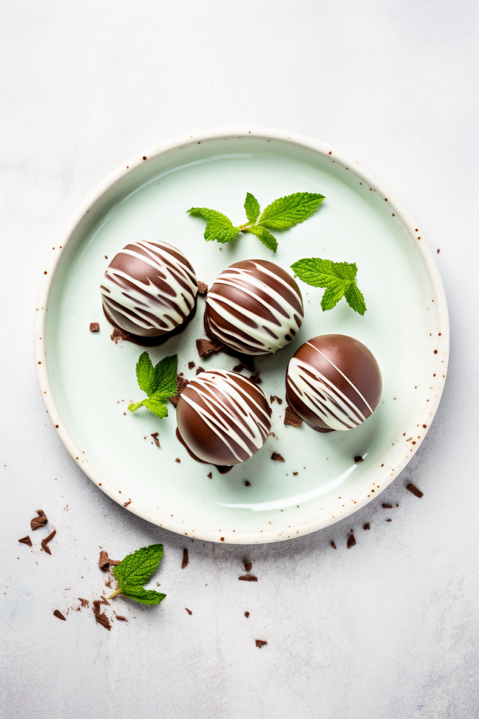 Low-Carb Chocolate Mint Truffles_001