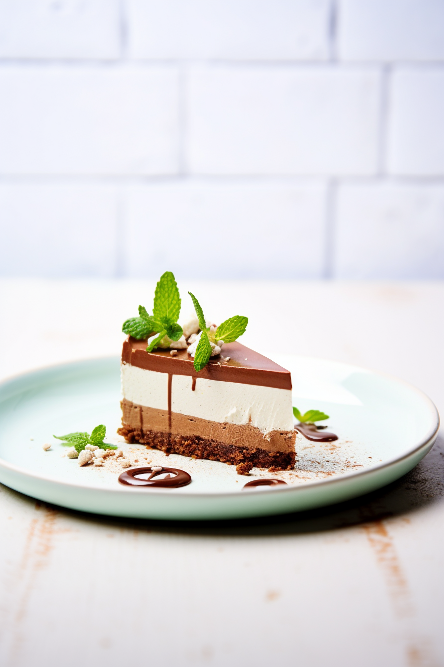 Low-Carb Chocolate Mousse Cake Assembly