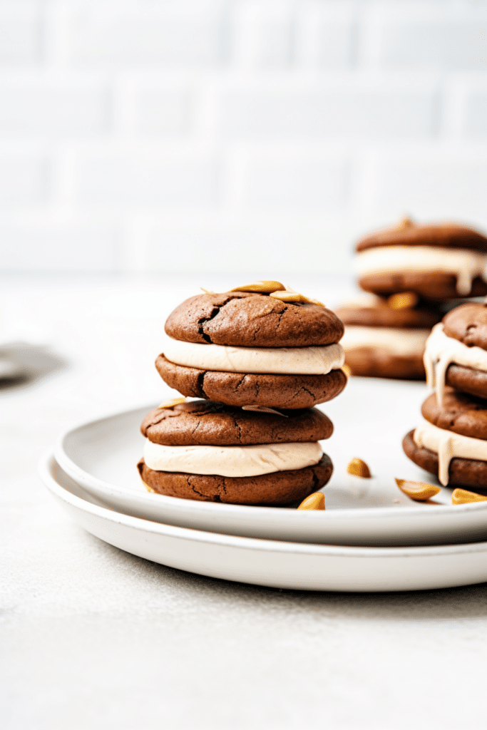 Low-Carb Chocolate Peanut Butter Whoopie Pies_001