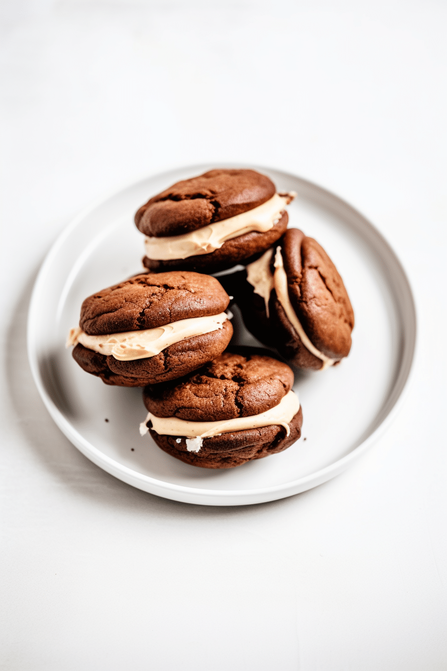 Preparing Low-Carb Chocolate Peanut Butter Whoopie Pies