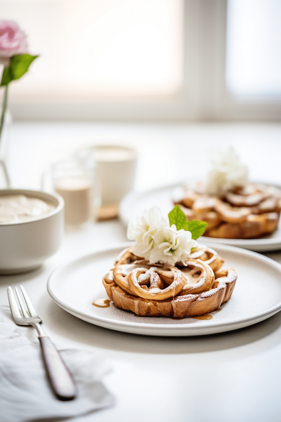 Keto Cinnamon Roll Waffles Batter