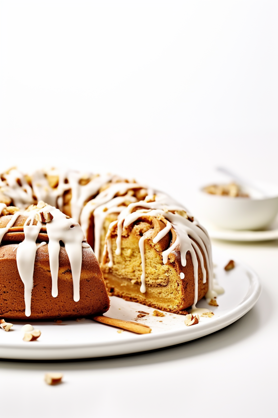Low-Carb Cinnamon Swirl Coffee Cake